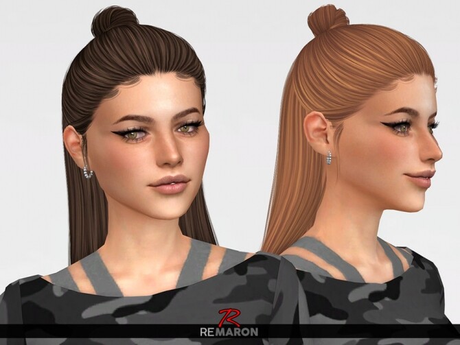 Sims 4 Frosting Hair Retexture by remaron at TSR