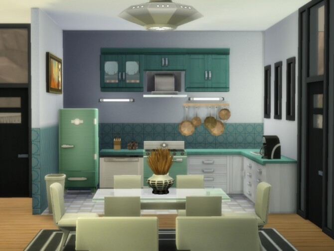 Sims 4 Pistachio Paradise house by Biotic Blue Simmer at TSR