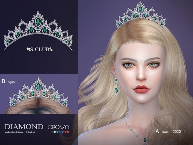 Sims 4 Hair Accessories 202011 by S Club LL at TSR