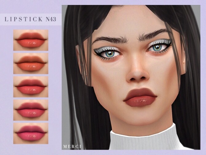 Sims 4 Lipstick N43 by Merci at TSR