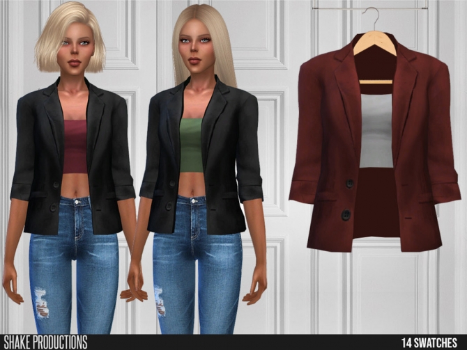 486 Jacket by ShakeProductions at TSR » Sims 4 Updates