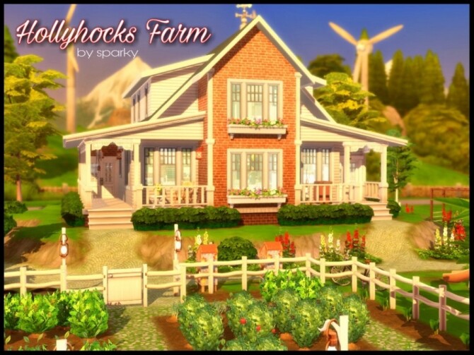 Sims 4 Hollyhocks Farm by sparky at TSR