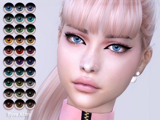Sims 4 Abby eyes by ANGISSI at TSR