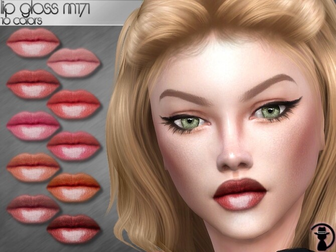 Sims 4 Lip Gloss M171 by turksimmer at TSR