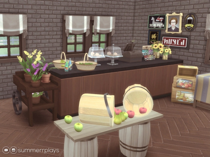 Country Fruit Stand by Summerr Plays at TSR » Sims 4 Updates
