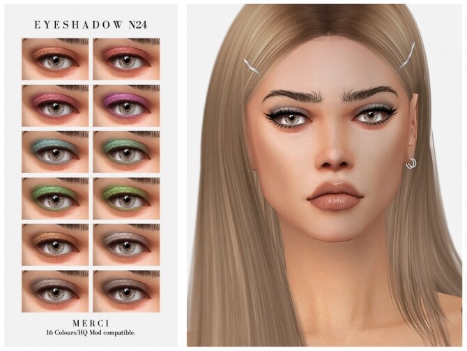 Sims 4 Eyeshadow N24 by Merci at TSR