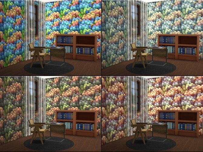 Sims 4 MB Modern Mood Jolly wall by matomibotaki at TSR
