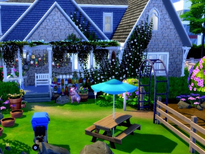 Sims 4 Farm Blue by GenkaiHaretsu at TSR