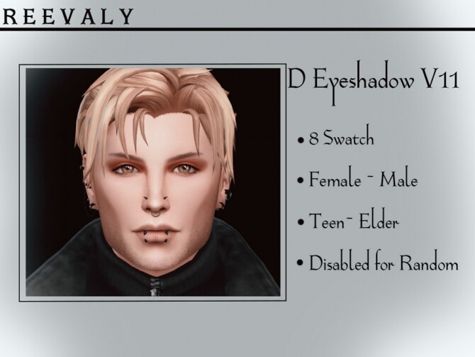 Sims 4 Eyeshadow V11 by Reevaly at TSR