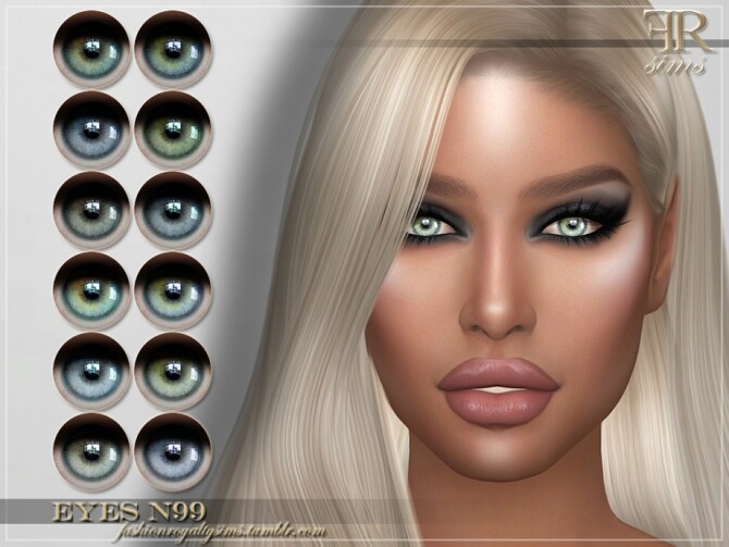 Sims 4 FRS Eyes N99 by FashionRoyaltySims at TSR
