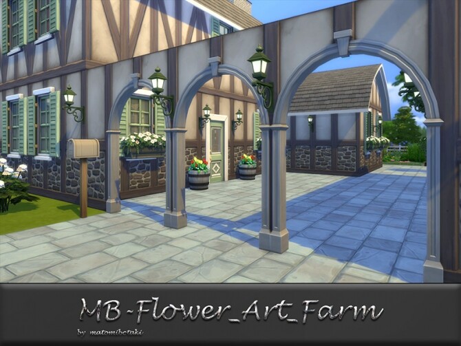 Sims 4 MB Flower Art Farm by matomibotaki at TSR