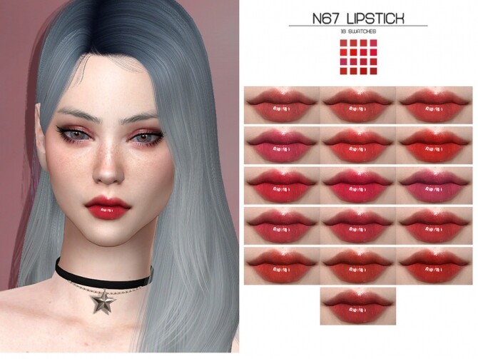 Sims 4 LMCS N67 Lipstick HQ by Lisaminicatsims at TSR