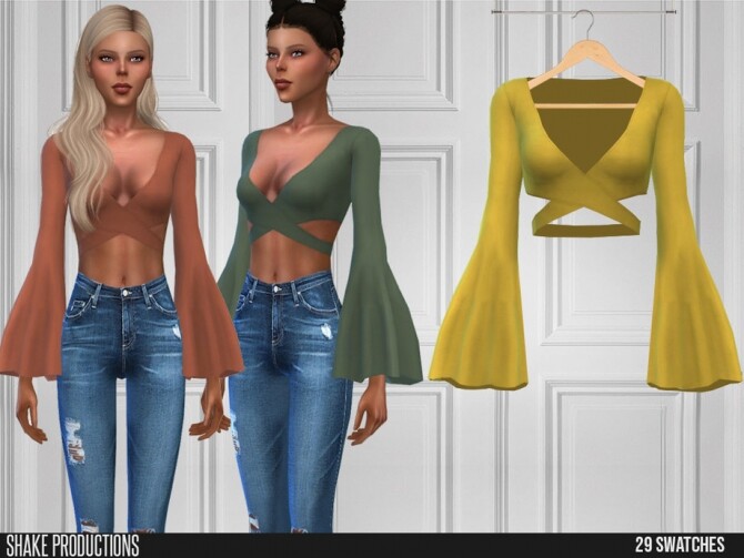 Sims 4 497 Top by ShakeProductions at TSR