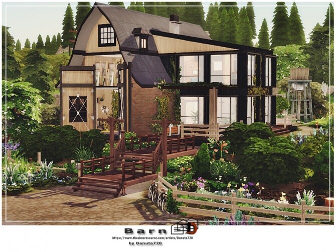 Sims 4 Barn by Danuta720 at TSR