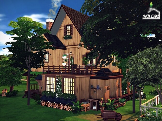Sims 4 Country Living hut by nobody1392 at TSR