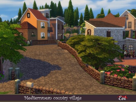 Mediterranean country village by evi at TSR