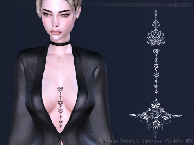 Sims 4 Random breast tattoo female N2 by ANGISSI at TSR