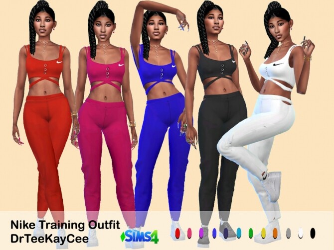 Sims 4 Training Outfit by drteekaycee at TSR