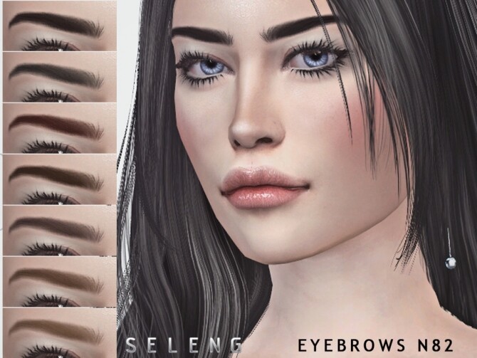 Sims 4 Eyebrows N82 by Seleng at TSR