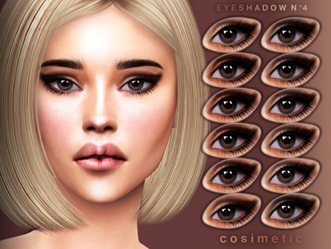 Sims 4 Eyeshadow N4 by cosimetic at TSR