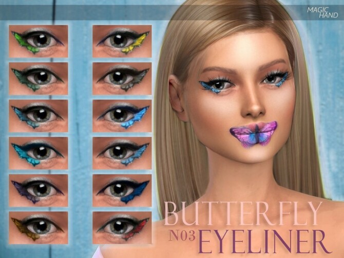 Sims 4 Eyeliner N03 by MagicHand at TSR