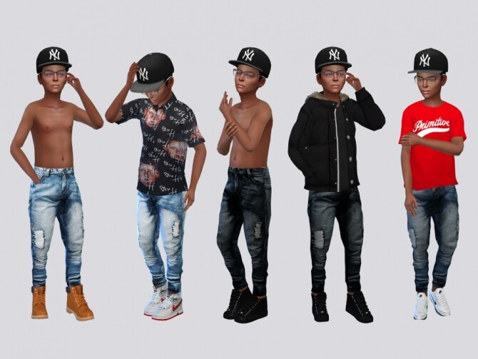 Standard Urban Jeans Kids By Mclaynesims At Tsr Sims 4 Updates