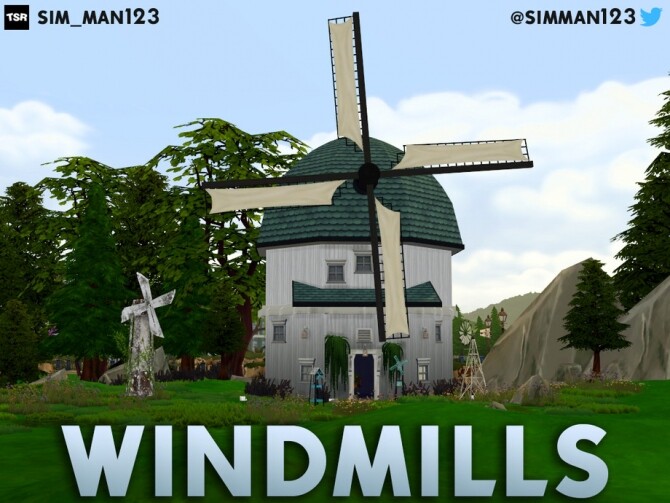 Sims 4 Windmills Eco Living by sim man123 at TSR