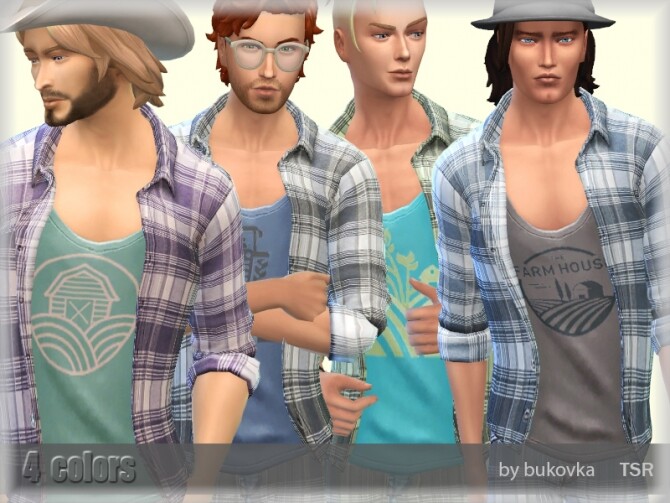 Sims 4 Shirt Farm by bukovka at TSR