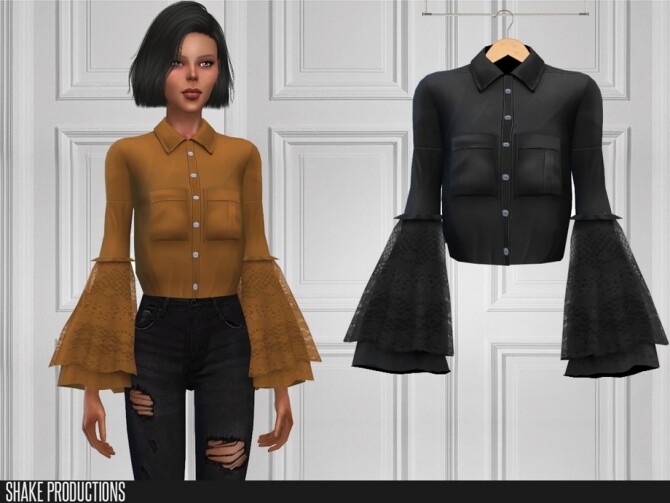 Sims 4 496 Top by ShakeProductions at TSR