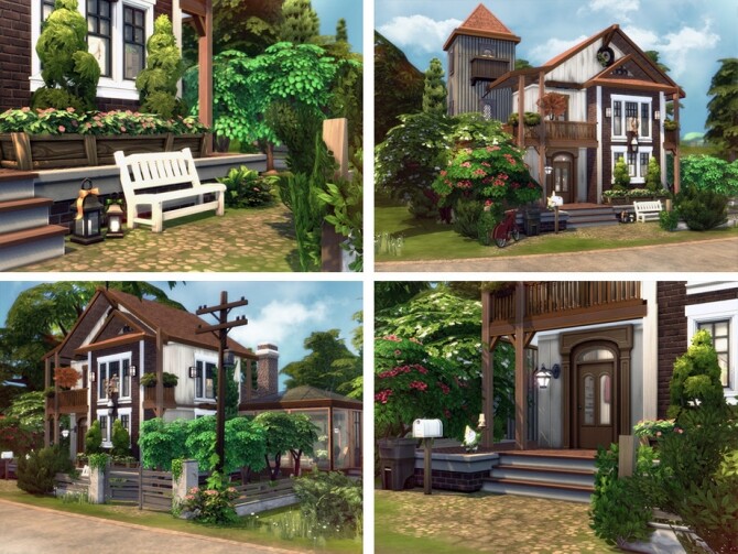 Sims 4 Docia Farmhouse by Rirann at TSR
