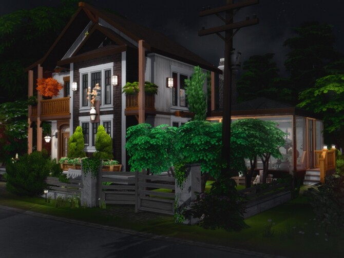 Sims 4 Docia Farmhouse by Rirann at TSR