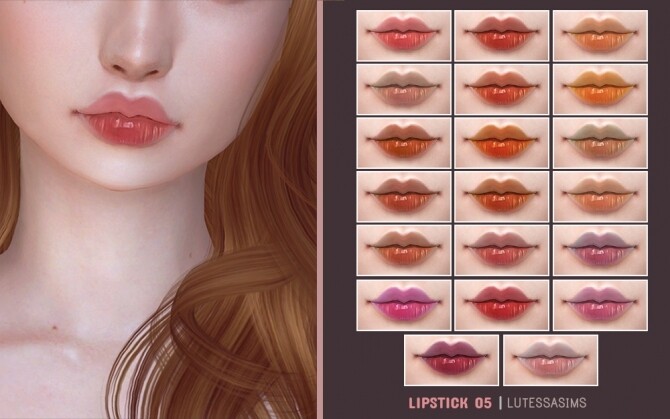 Sims 4 Lipstick 05 at Lutessa