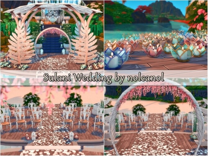 Sims 4 Sulani Wedding Venue by nolcanol at TSR