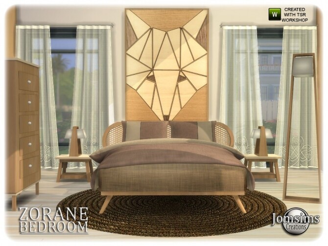 Sims 4 Zorane bedroom by jomsims at TSR
