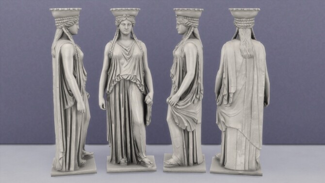 Sims 4 Caryatid statue by TheJim07 at Mod The Sims