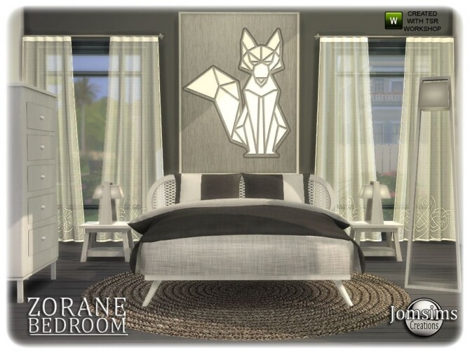 Sims 4 Zorane bedroom by jomsims at TSR