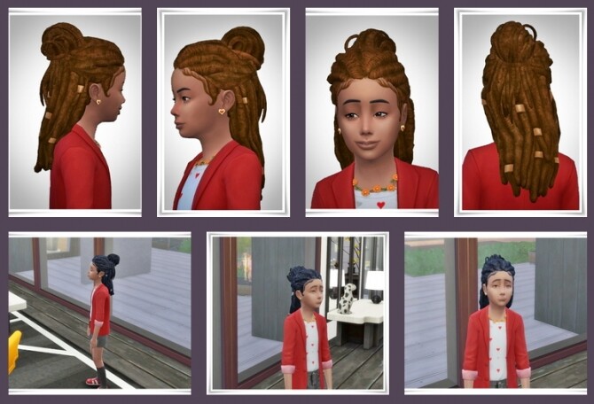 Sims 4 Alby Afro Kids Hair at Birksches Sims Blog