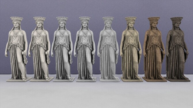 Sims 4 Caryatid statue by TheJim07 at Mod The Sims