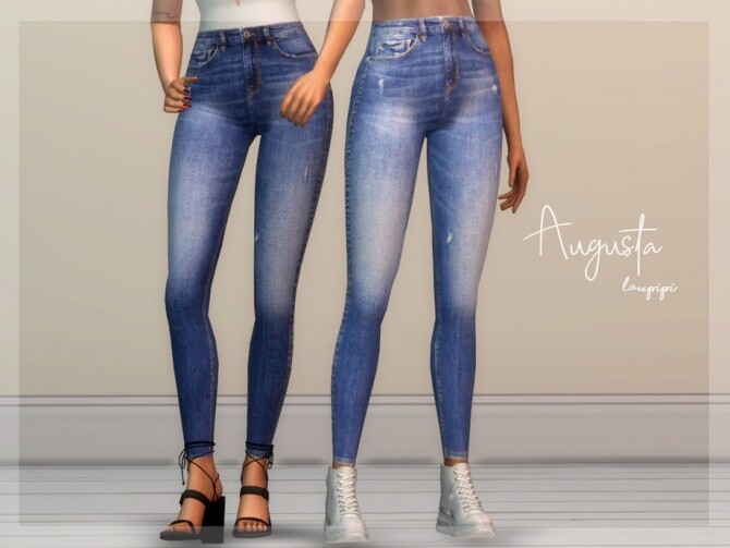 Sims 4 Augusta Jeans by laupipi at TSR