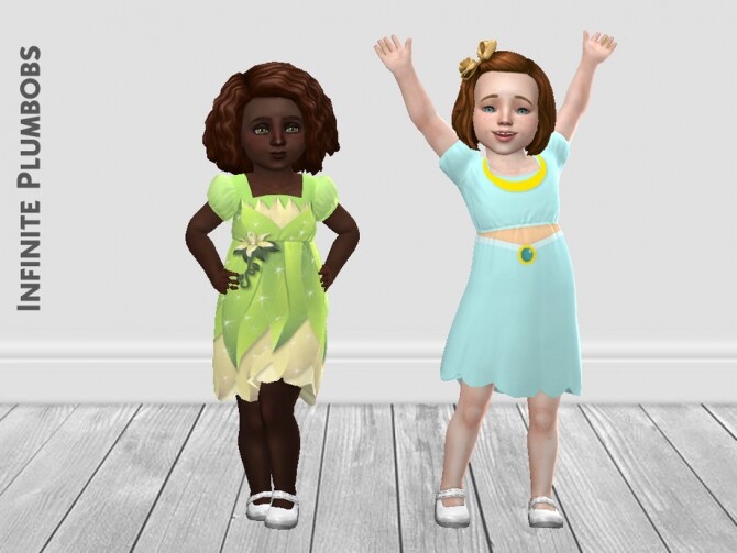 Sims 4 Toddler Princess Dresses II by InfinitePlumbobs at TSR