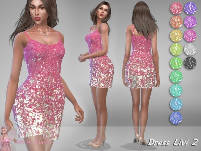 Sims 4 Dress Livi 2 by Jaru Sims at TSR