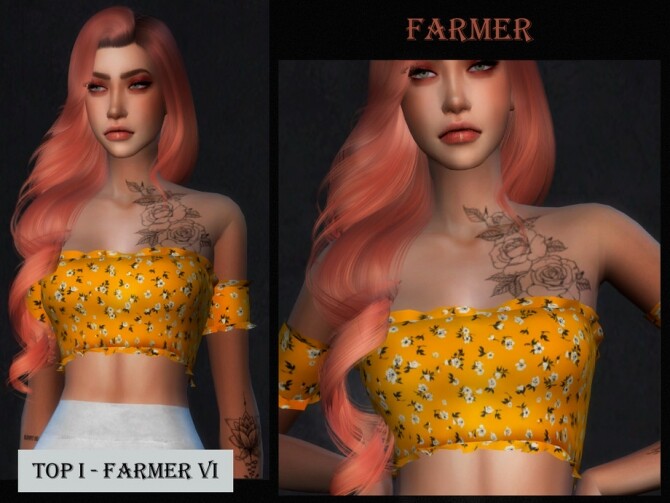 Sims 4 TOP I FARMER VI by Viy Sims at TSR