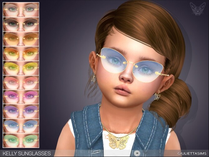 Sims 4 Kelly Sunglasses For Toddlers by feyona at TSR