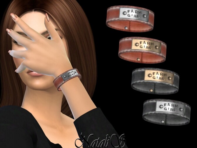 Sims 4 Farm girl bracelet by NataliS at TSR