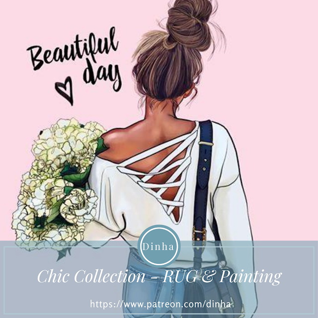 Sims 4 Chic Collection: Rug & Painting at Dinha Gamer