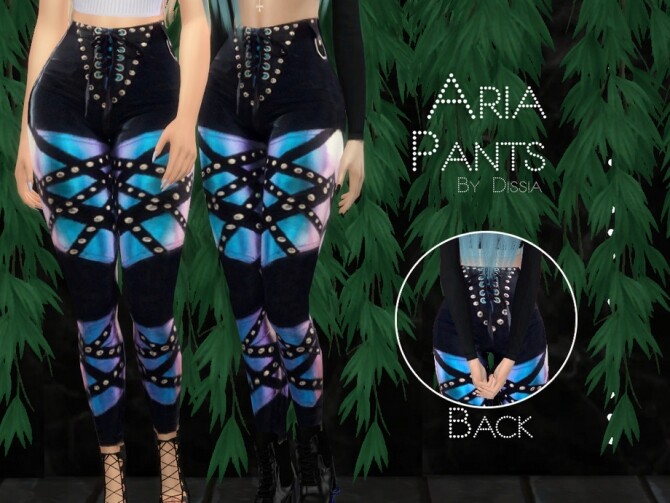 Sims 4 Aria Pants by Dissia at TSR