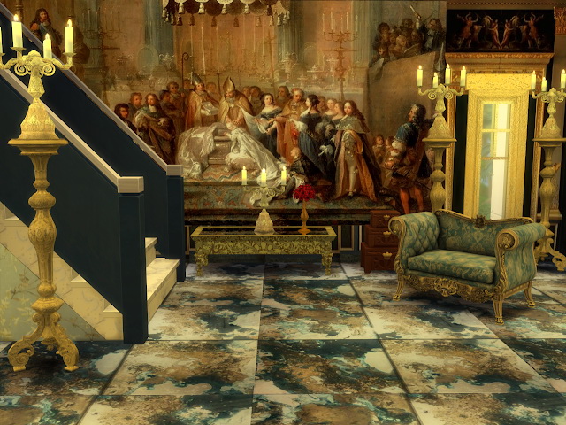 Sims 4 Great Halls Of Kings & Queens Paintings at Anna Quinn Stories