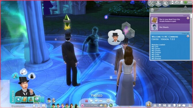 Sims 4 Sage of Mastery Magic + Mastery Spells + Ghost Butler by TwelfthDoctor1 at Mod The Sims