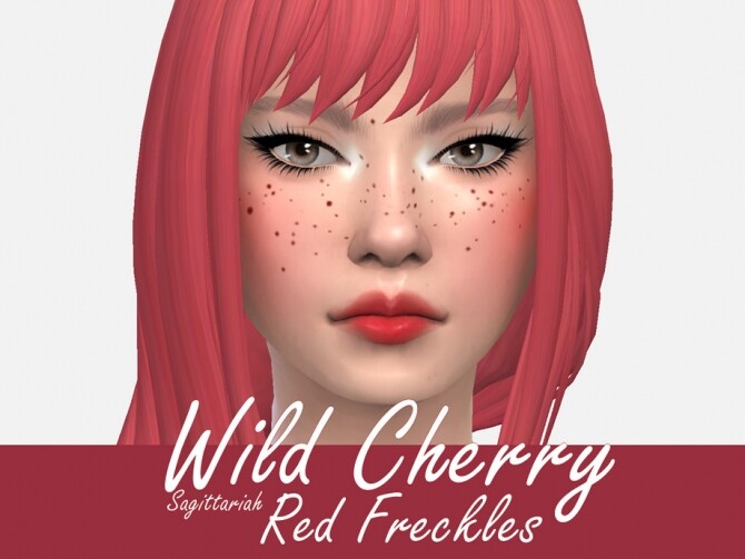Sims 4 Wild Cherry Freckles by Sagittariah at TSR