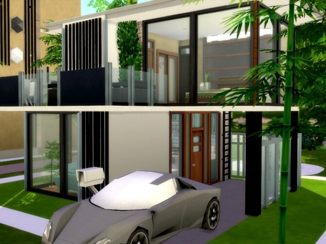 Sims 4 Small Zen House Base Game by GenkaiHaretsu at TSR